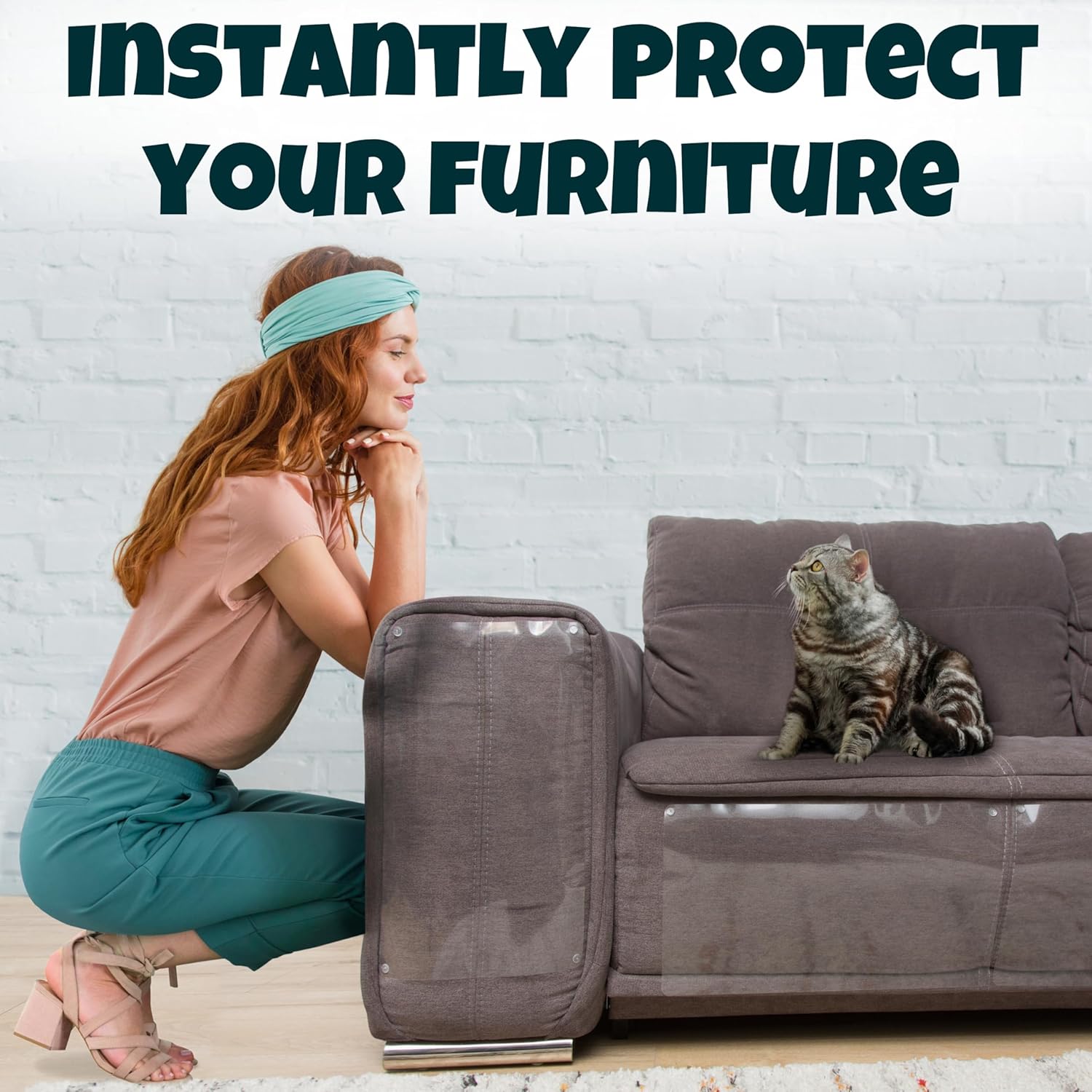 Furniture Protectors from Cats - 5 XL Pack - Cat Scratch Deterrent - Image 4