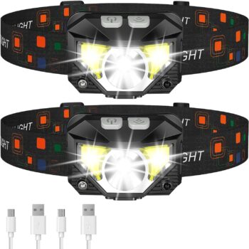 Headlamp Flashlight, 800 Lumen Ultra-Light Bright LED Rechargeable Headlight