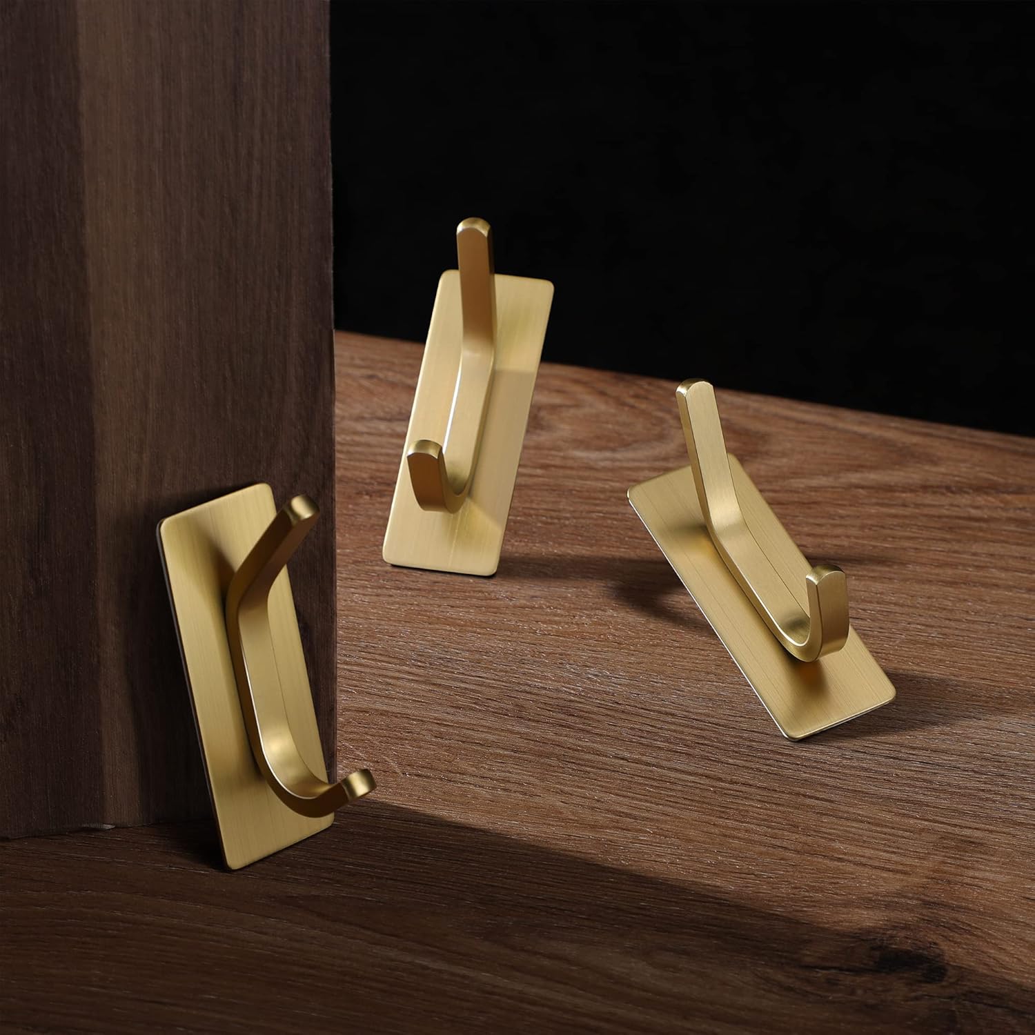Towel Hooks/Adhesive Hooks - Brushed Gold Wall for Hanging Coat, Hat,Towel Robe - Image 5