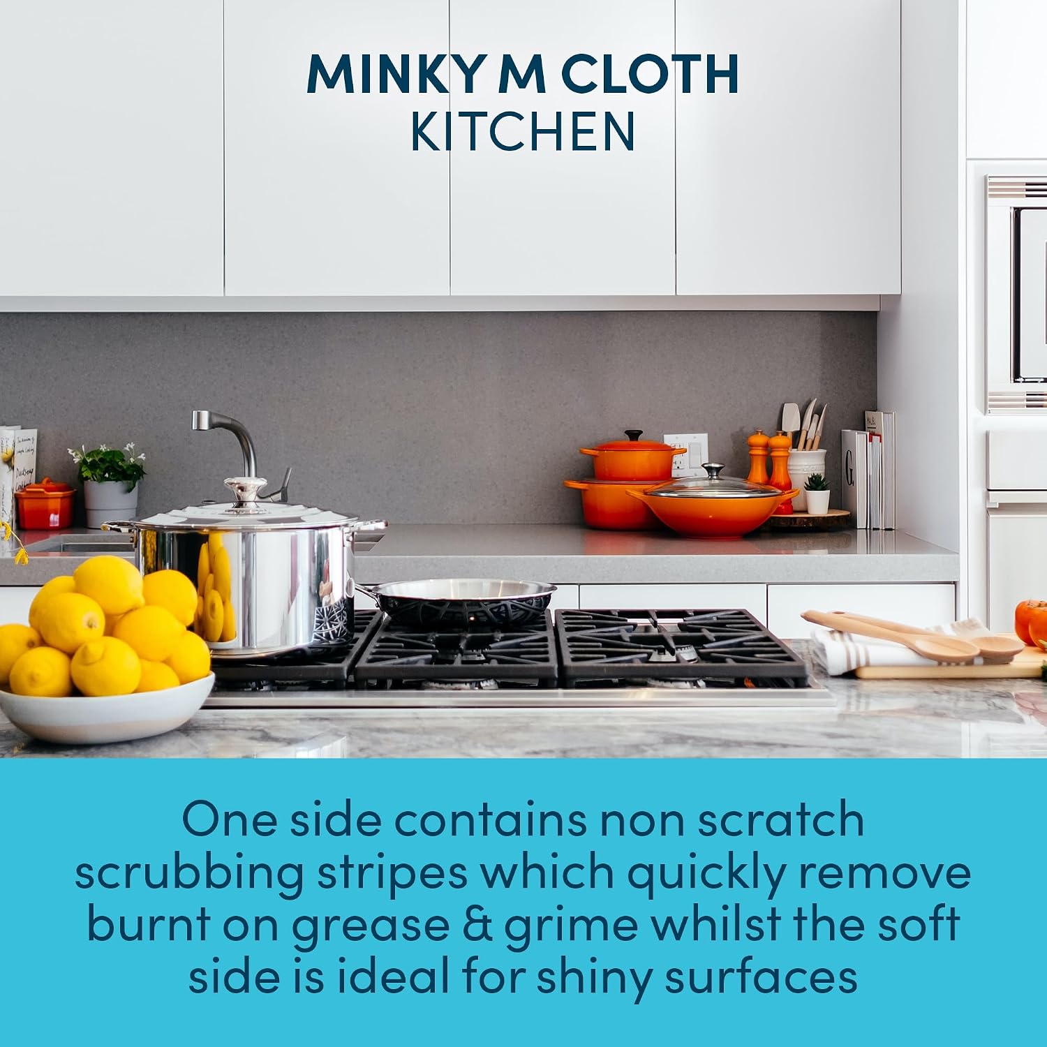 Kitchen Cleaning Cloth - Anti-Bacterial Microfibre Kitchen Cleaning - Image 5