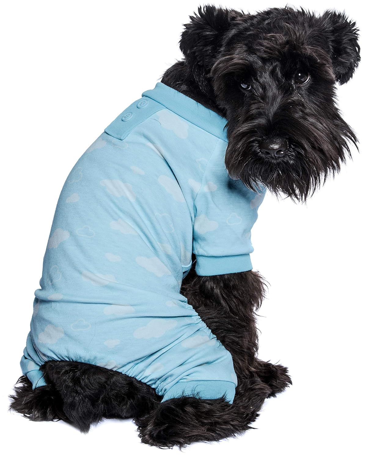 Parisian Pet Dog Pajamas - Cute Cat/Dog Onesie, Size XL - Blue Cloud - Ideal - Image 3