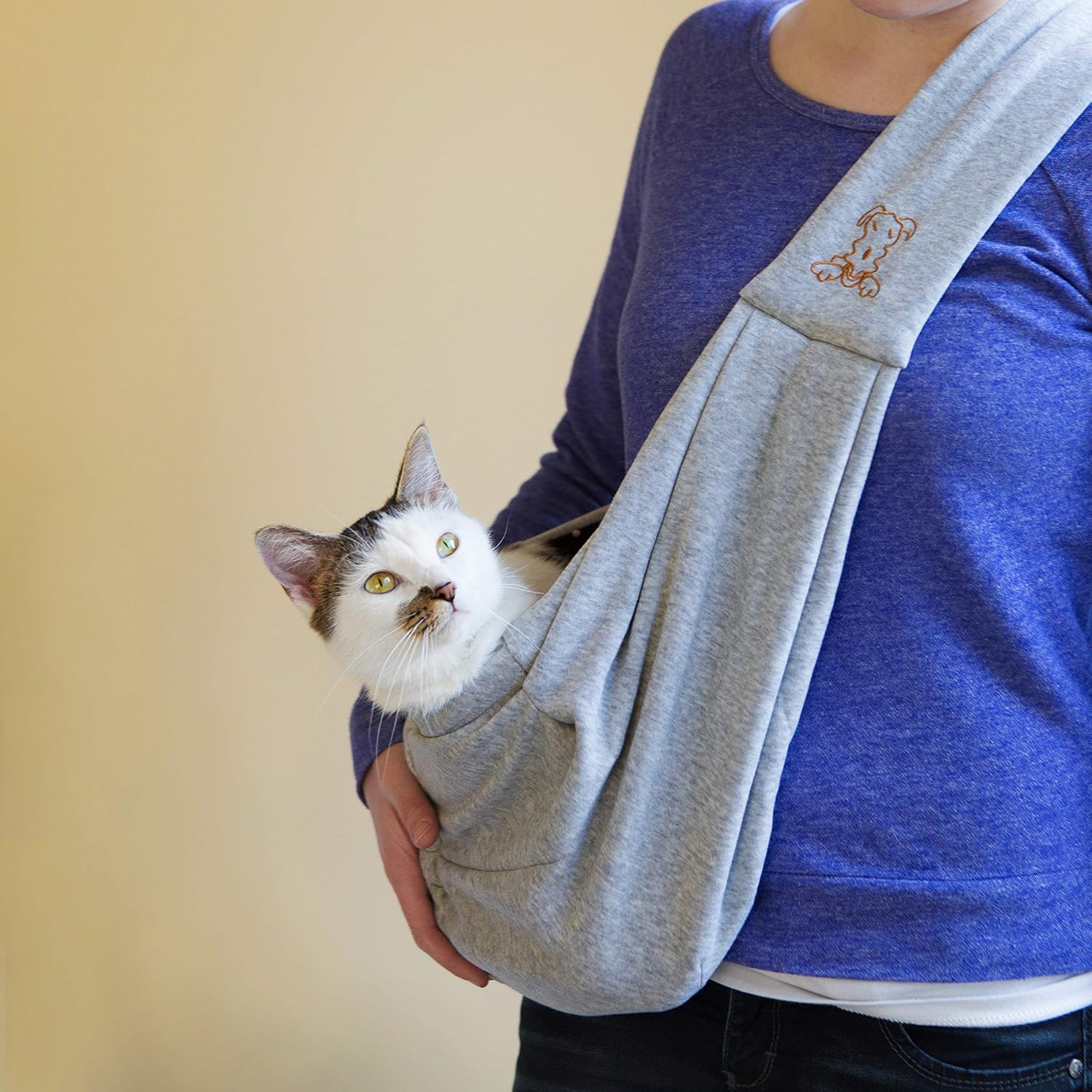 Dog Sling/Cat Sling - Reversible Carrier Bag/Papoose. Pet Carrier, Dog Carrier - Image 3