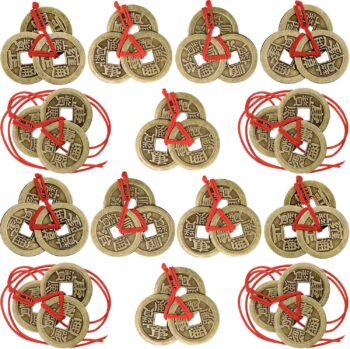 Chinese Fortune Coins Feng Shui Coins I-Ching Coins Traditional Coins (30pcs)