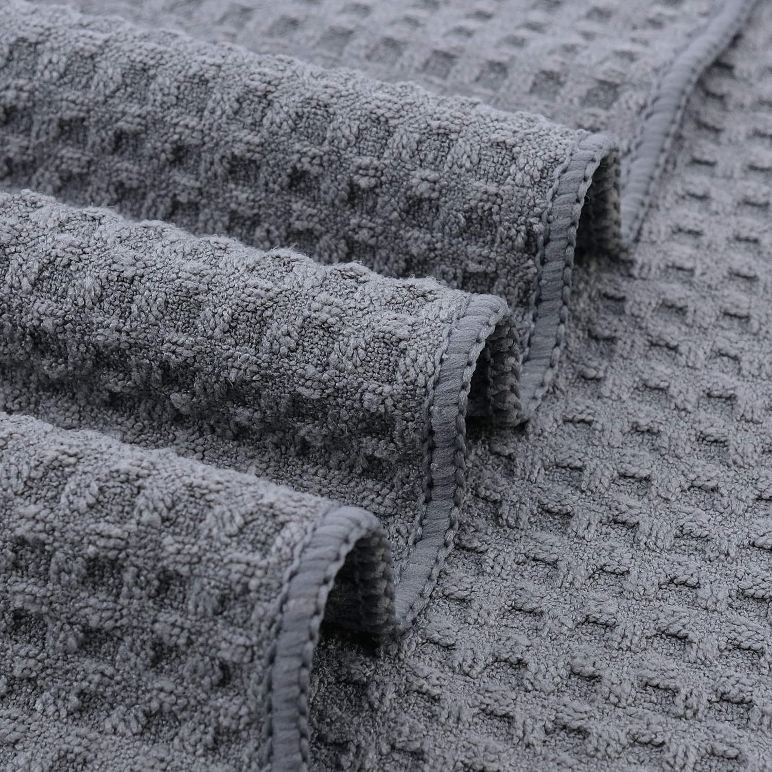 Ultra Premium Microfibre Kitchen Dish Cloth Waffle Weave, 8 Pack (30x30 cm) - Image 4