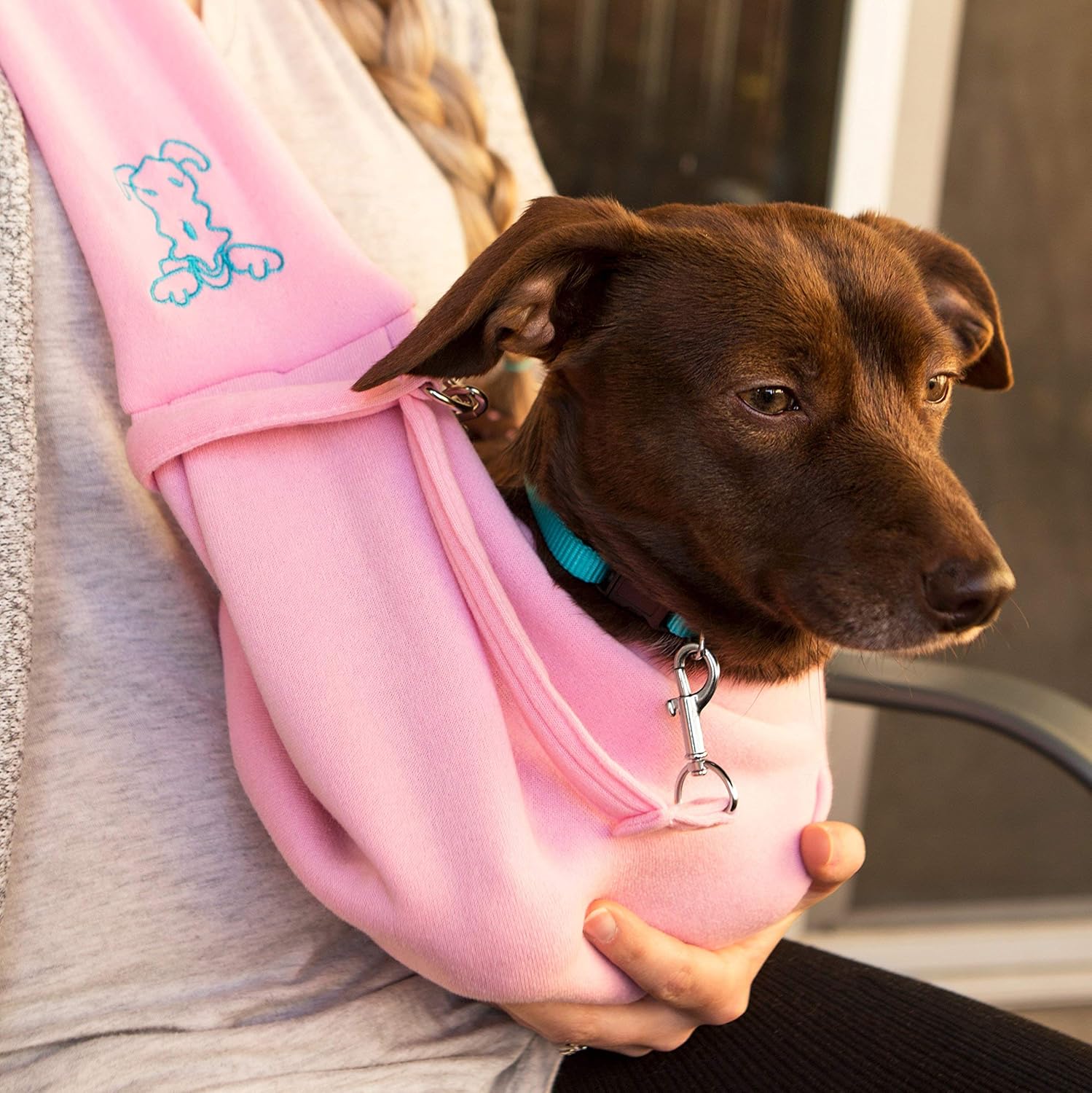 Dog Sling/Cat Sling - Reversible Carrier Bag/Papoose. Pet Carrier, Dog Carrier - Image 4