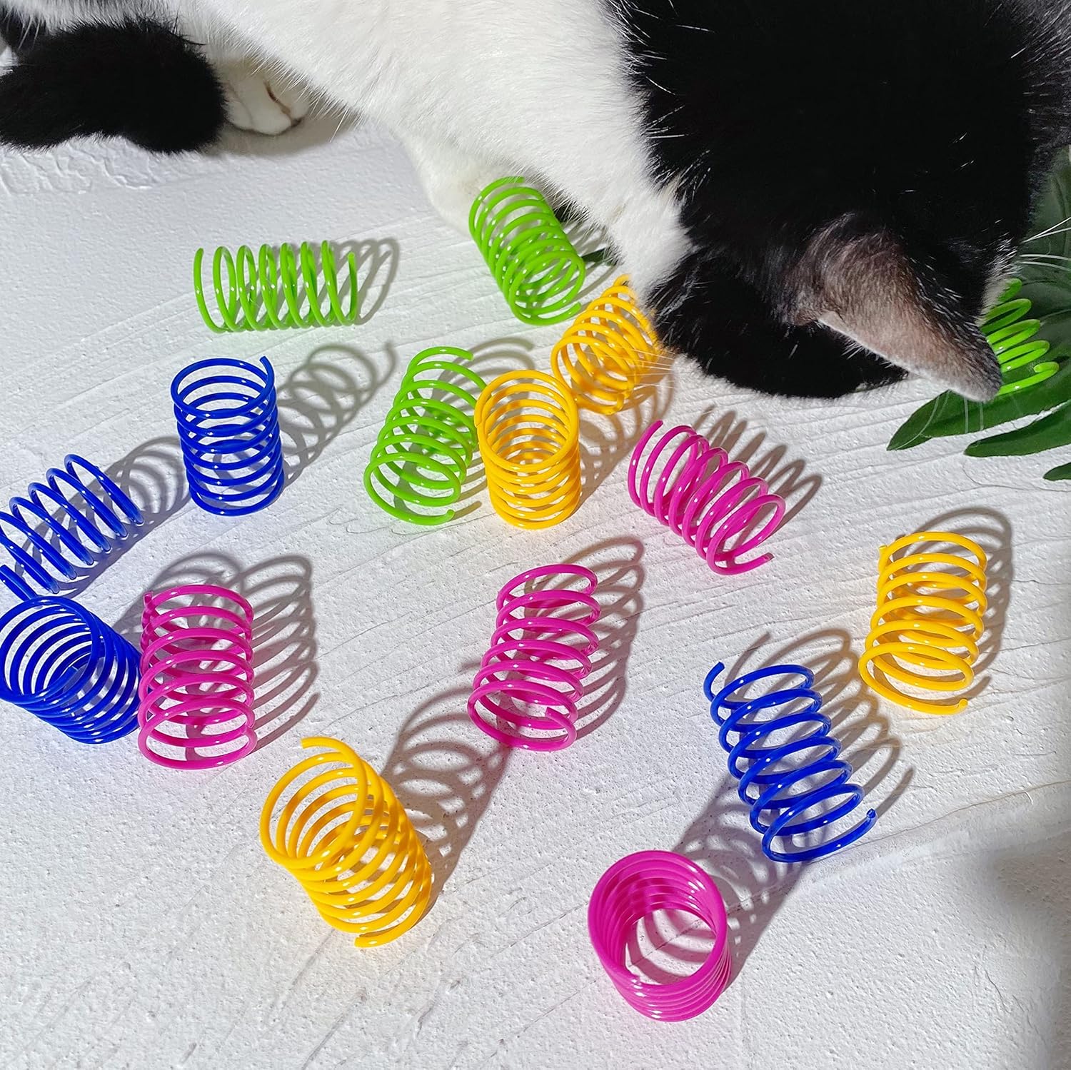 Cat Spring Toy (100 Pack), Interactive Cat Toy for Indoor Cats, Lightweight - Image 7