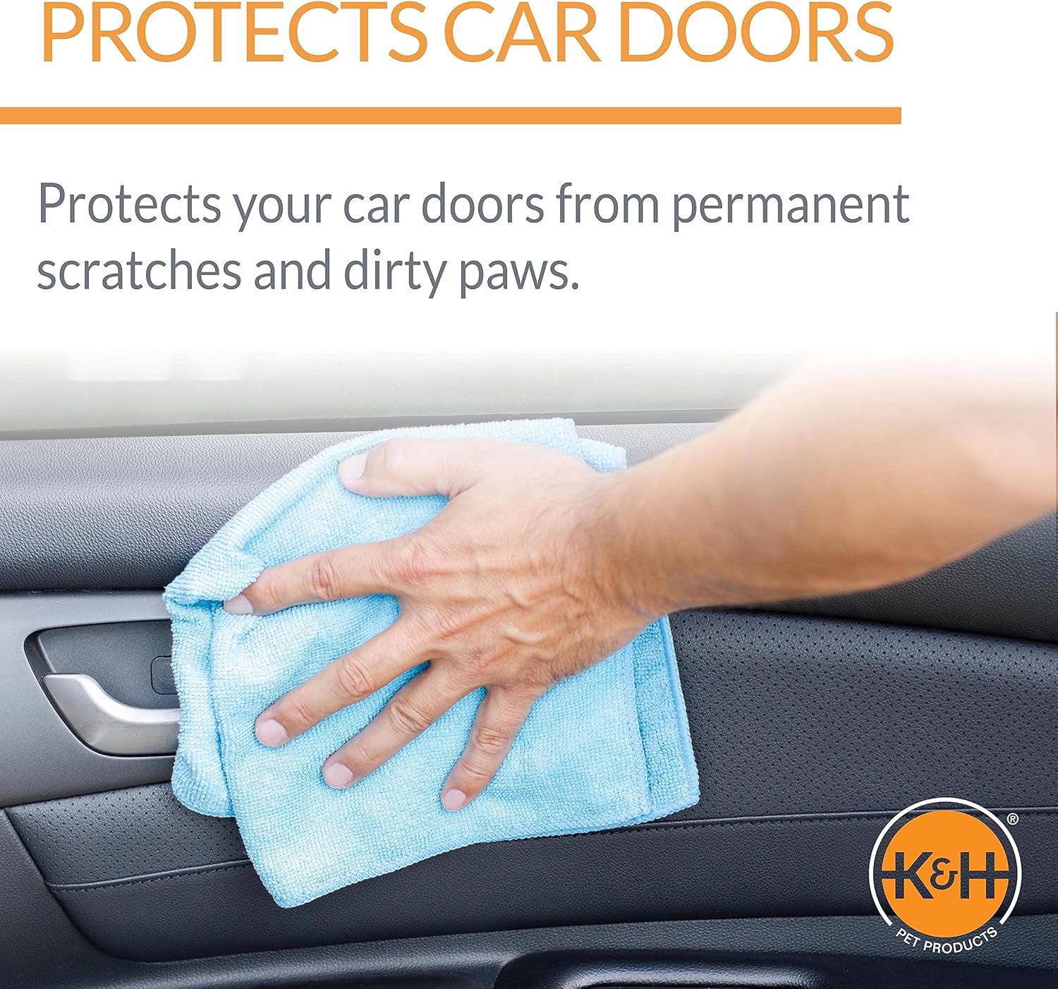 Vehicle Door Protector Gray, 2 Packs Interior Car Door Protector - Image 4